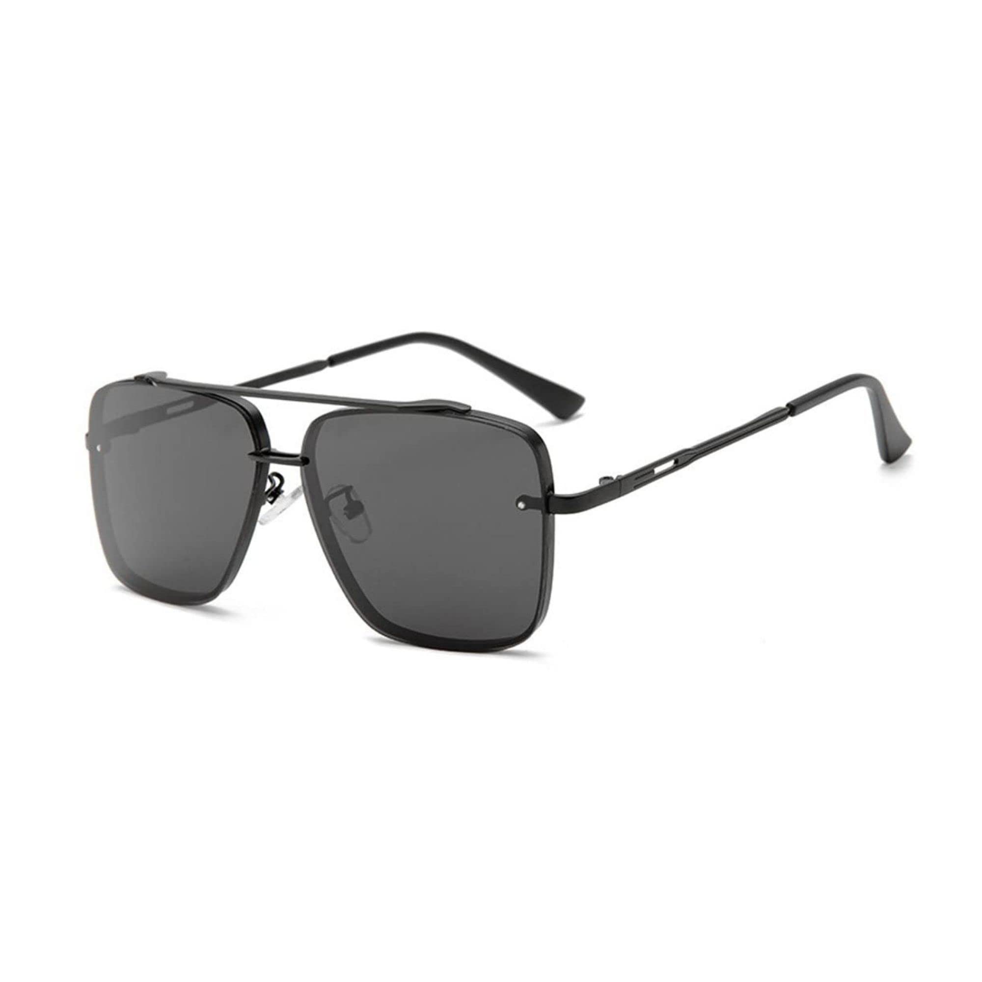 4FlauntUnisex Adult Square Non-Polarization Sunglasses