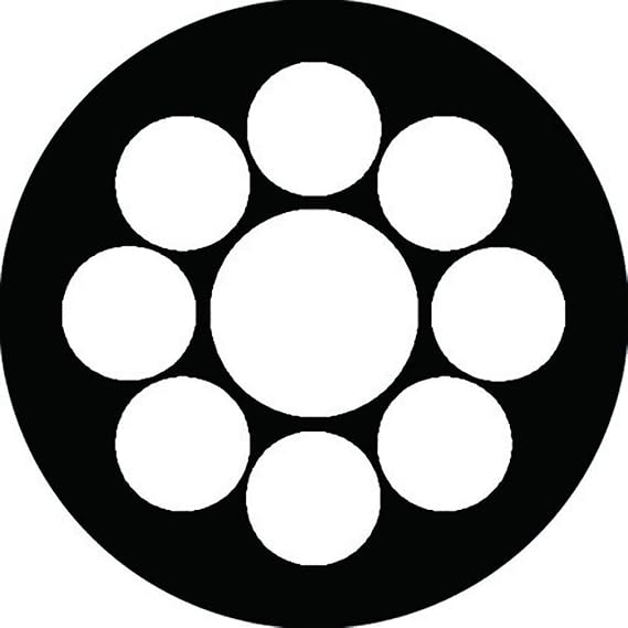 Amazon 家紋シール 細川家九曜紋 布タイプ 直径23mm 6枚セット Ns23 1264 服 ファッション小物 通販