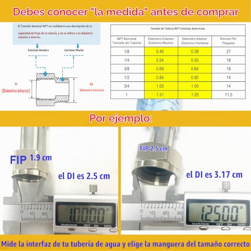 Manguera flexible para agua 1 2 9 Imagen adicional