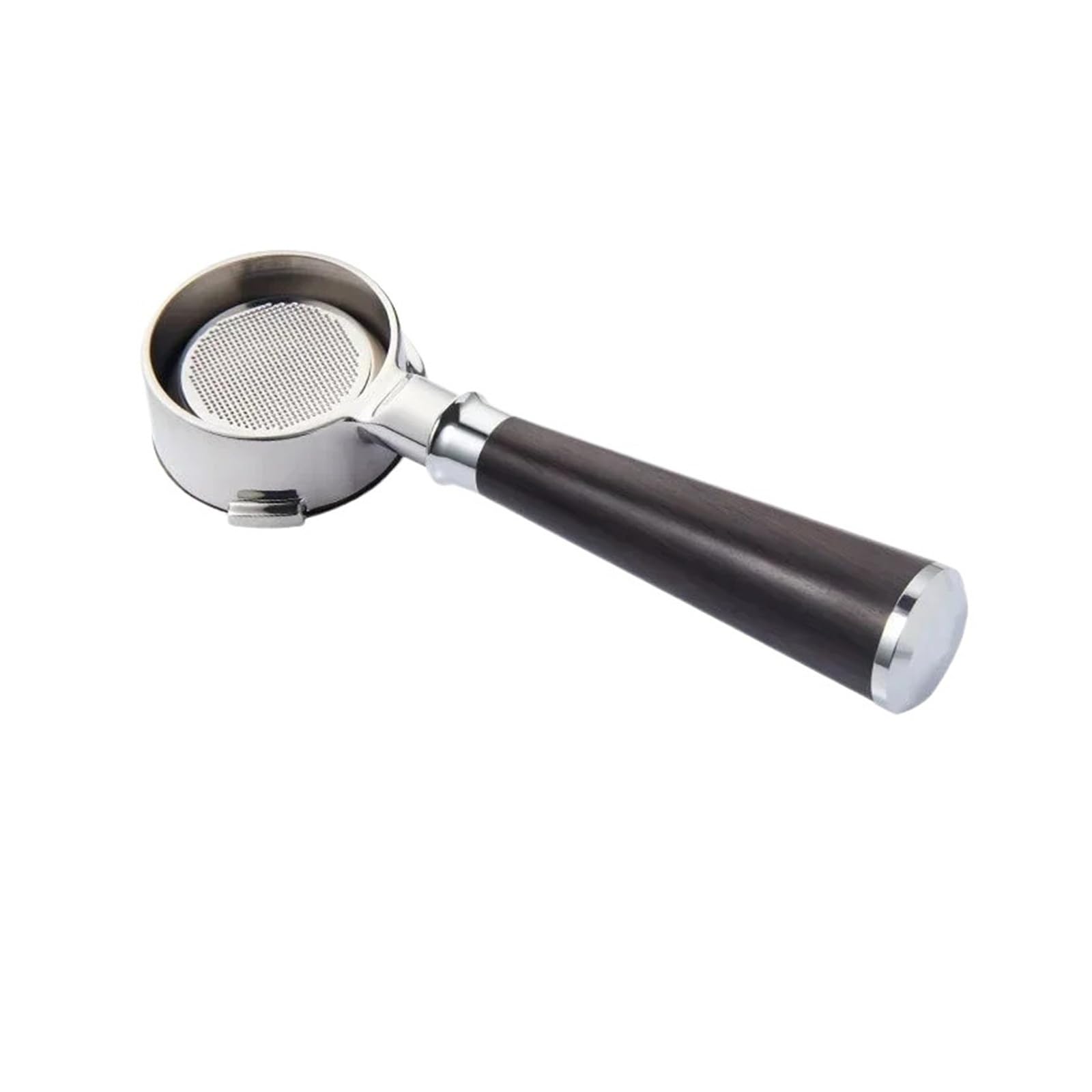 Compatible con el portafiltro sin fondo Barsetto Espresso | 3 orejas, cafetera, acero inoxidable, mango, 58 mm, filtro(58mm-Barsetto-A3)