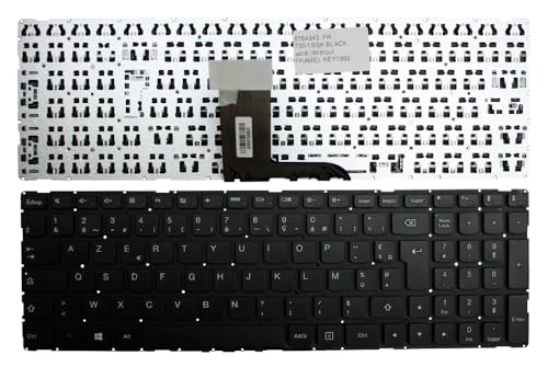 Clavier Lenovo IdeaPad 700-15ISK noir azerty français de remplacement pour ordinateur PC portable