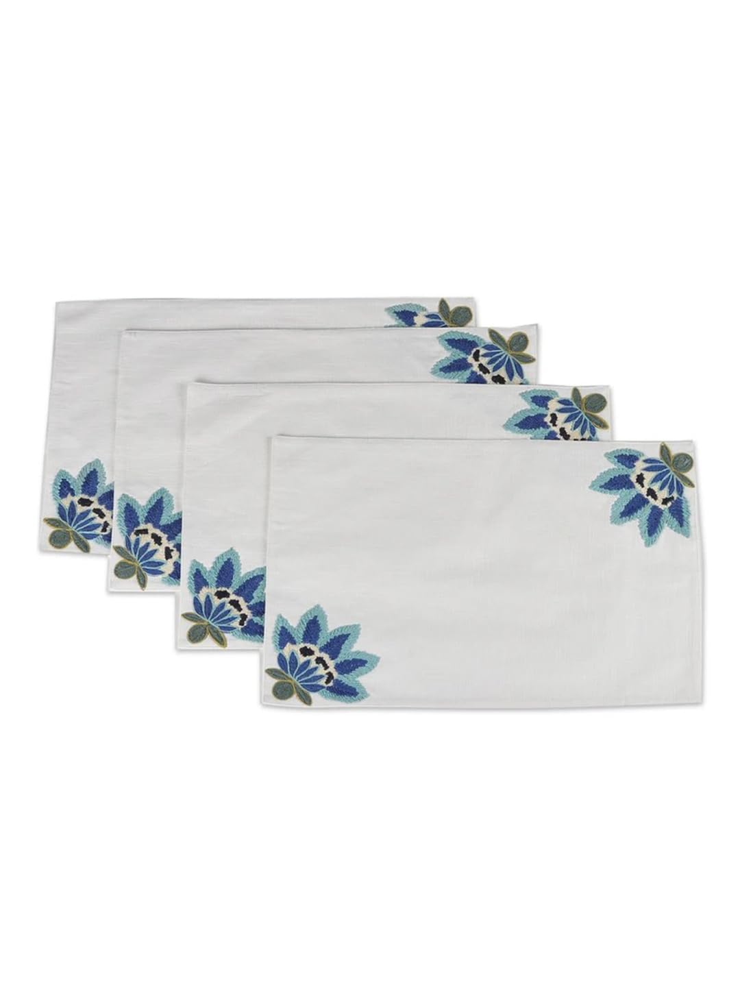 Izaafa mbroidered Table Linen Set for Dining Table (14"x72") (Hand Embroidered) 4