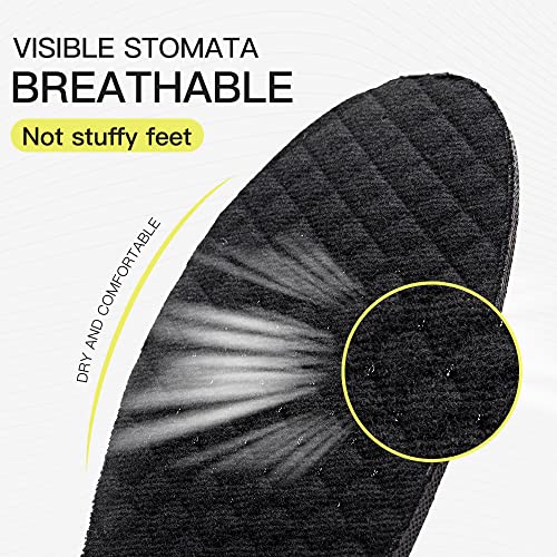 Image of Height Increase Insole 3-Layer Air Cushion Heel Insert Lift Shoes Insole for Men and Women Invisible Elevator Adjustable Insoles (Full Pad, 2.4 Inch)