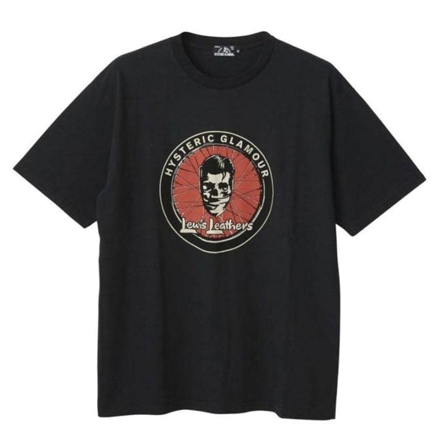 ヒステリックグラマー Tシャツ 黒 CIRCLE HEAD Tシャツ2PACS|HYSTERIC GLAMOUR MEN | HYSTERIC
