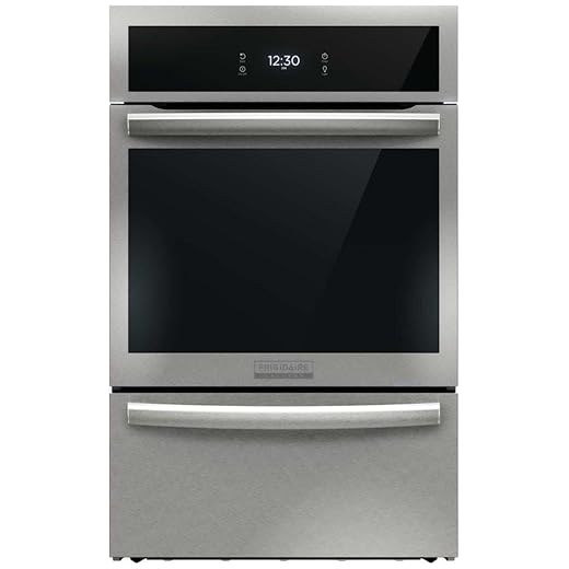 Frigidaire Gallery 24 in. Single Gas Built-in Wall Oven with Air Fry Self-Cleaning in Stainless Steel GCWG2438AF