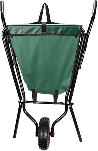 Miniatura 5 de Dura-Tech Carretilla plegable | Fácil maniobrabilidad | Capacidad de carga de 80 libras | Se pliega para almacenamiento | Descarga sin esfuerzo |