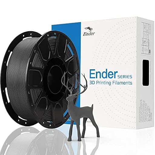 Creality PLA Filament 1.75mm, Filamento para Ender Impresora 3D, 1kg Spool(2.2lbs) Negro | Ya disponible en tu tienda friki favorita! En mundofriki.es!