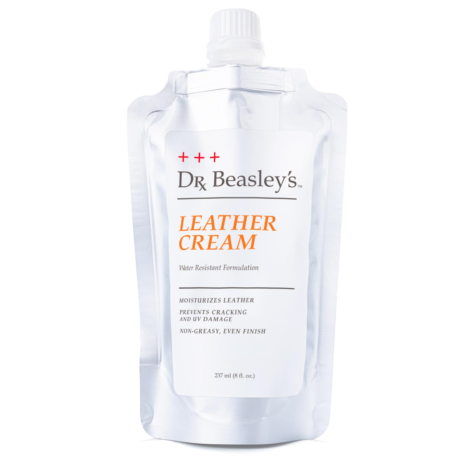 Dr. Beasley's Leather Cream 8 oz - Elite Leather Care Solution, Protects & Rejuvenates Leather Auto Interior, UV Inhibitors, Prevents Drying, Fading, Cracking