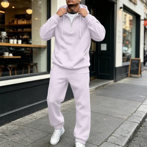 Sweatsuits for Men 2 Piece Sets Oversized Ligh Weight Work Out Jogging Sets - image 7