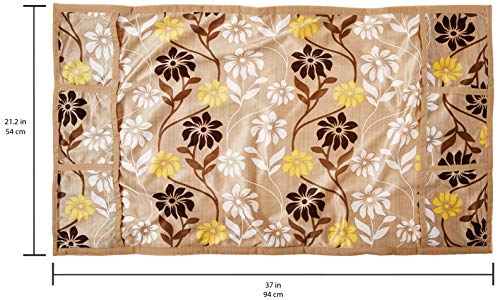 Image of Amazon Brand - Solimo Polyester Fridge Top Cover, Gold