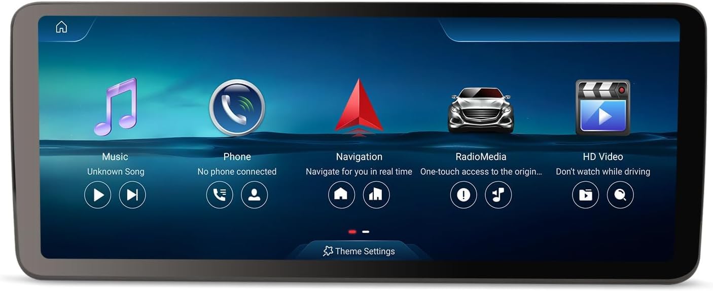 Erisin 12,3" 8-rdzeniowy 8 GB RAM + 128 GB ROM Android 13 radio samochodowe GPS nawigacja do Mercedes klasy C / GLC/V/X W205 X253 W447 NTG 5.0/5.1/5.2 IPS Bluetooth 5.0 DAB+ CarPlay Android Auto DSP
