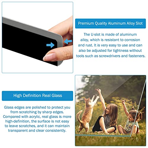 Iziddo 5X7 Black Picture Frames Pack Of 4, Simple Small Metal Photo Frames With High Definition Glass, Only For Tabletop Or Desktop Display, Horizontal Or Vertical (5"X7", Black) #TOP3