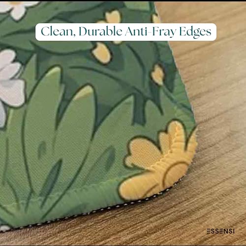Image of Mouse Pad for Laptop & Desktop | 9x7 Inch Anti-Fray Stitched Edges | Non-Slip Rubber Base | Desk Setup Accessory for Students, Gamers & Professionals (Sleepy Cat)