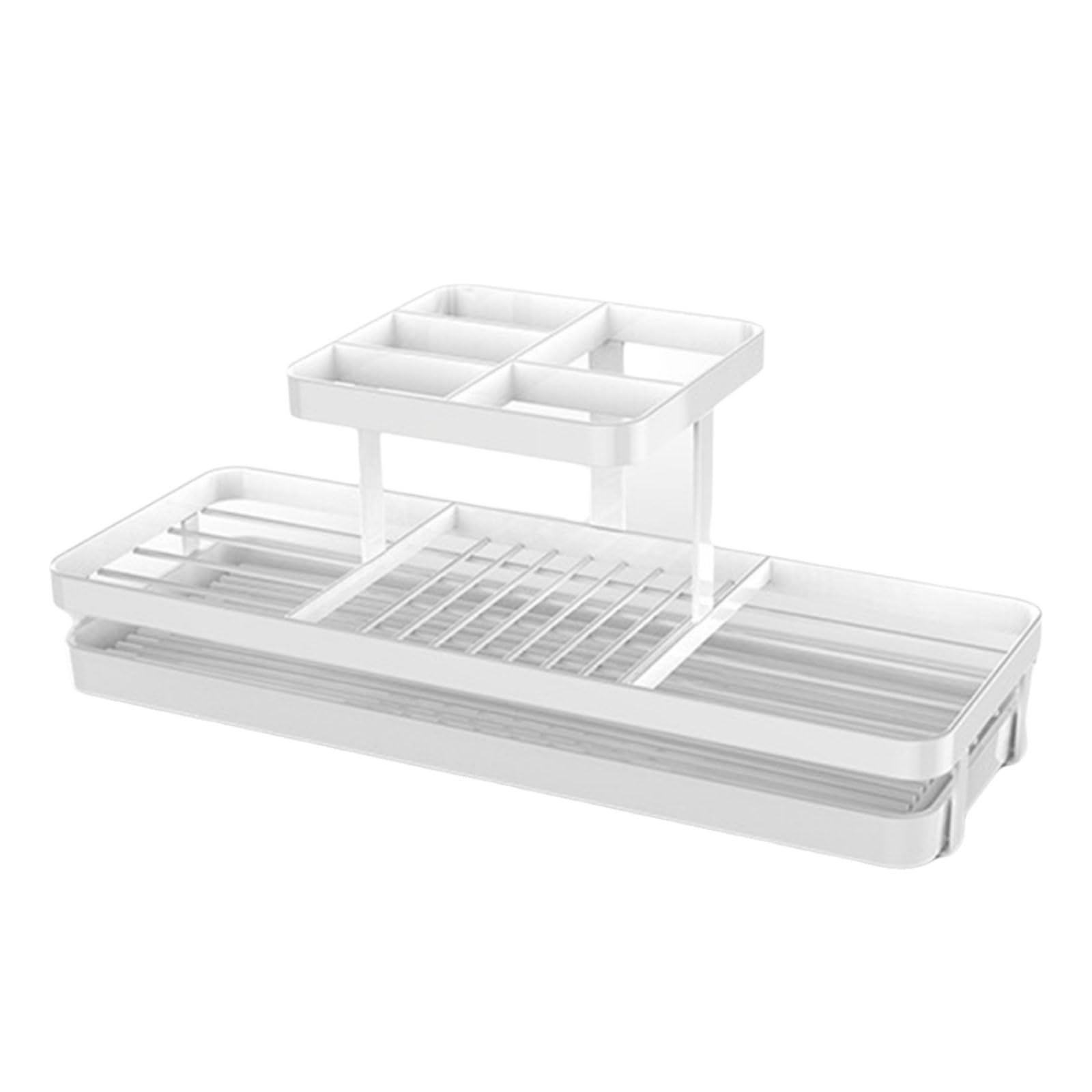 Space Efficient Bathroom Toothbrush and Toothpaste Holder, Organizers with Tray for Hygienes Toothbrush Organizers Bathroom