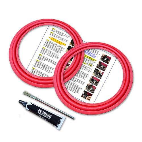 Springfield Speaker Foam Surround Edge Repair Kit - 2 Speaker Kit - 12 Inch - Compatible with Sound Dynamics 12
