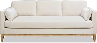 Jennifer Taylor Home Knox 84" Modern Farmhouse Performance Velvet Living Room Sofa Couch