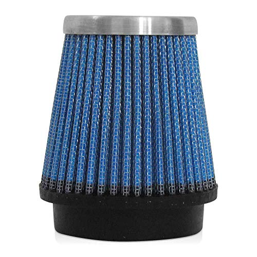 Filtro de Ar Esportivo Rs Air Filter Cônico 62mm Azul