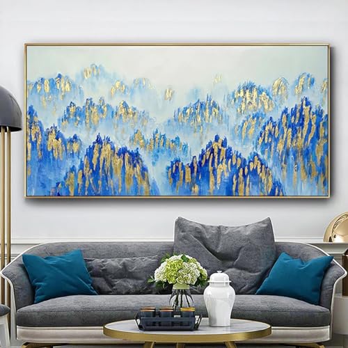 Peinture abstraite HYFBH Art tableau sur toile salon haute finition