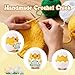 Weming Easter Basket Stuffers for Teens Kids, Easter Gifts Crochet Spring Egg & Chick Plush, Jesus Christian Non Candy Egg Fillers Toy for Boys & Girls 8-12, 6-8, Tweens 10-12 Year Old