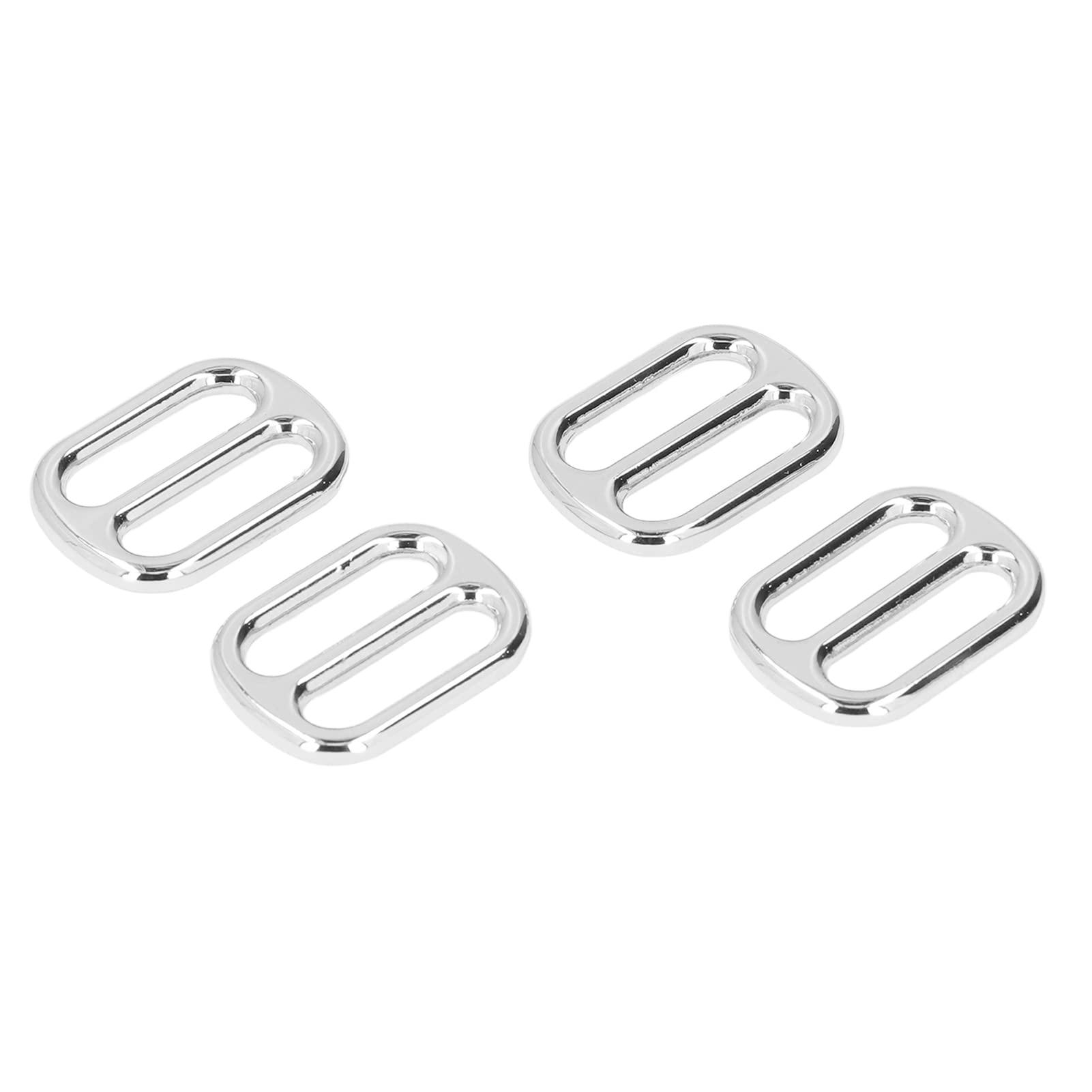 METALLIXITY Metalen Roller Gespen, Metalen Riemgesp Enkele Tanden Riemgesp - voor Riemen, Tassen, Riemen, Hand-DIY, Zilver, 15mm/0.59inch