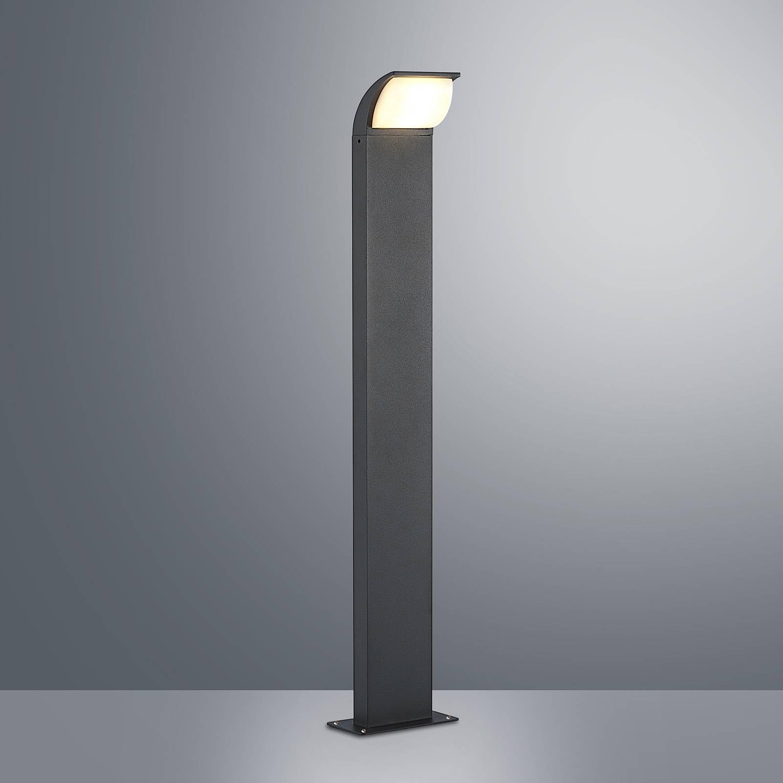 Lucande LED Wegeleuchte Pollerleuchte anthrazit 80 cm IP65 Außenleuchte