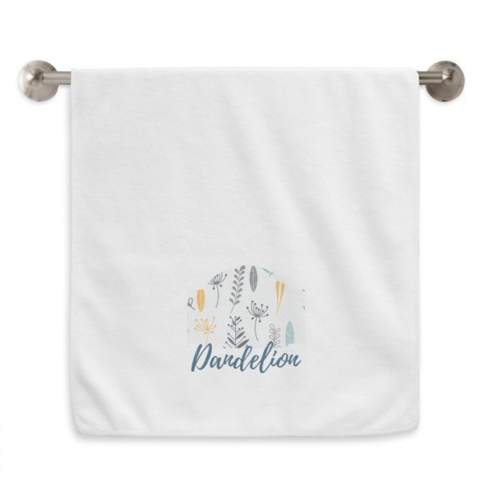 Serviette débarbouillette motif diadème fleur peinte douce taille 13x29 inch
