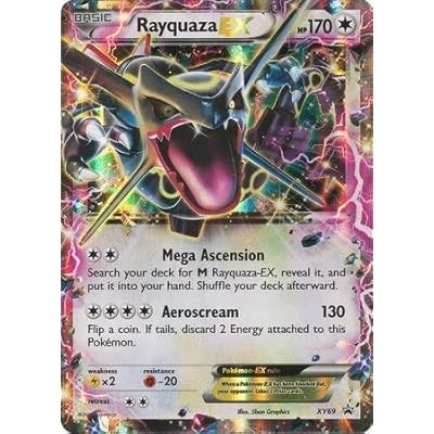 pokemon shiny mega rayquaza card M Rayquaza EX (98/98) [XY: Ancient Origins] – TokenMTG main image 1