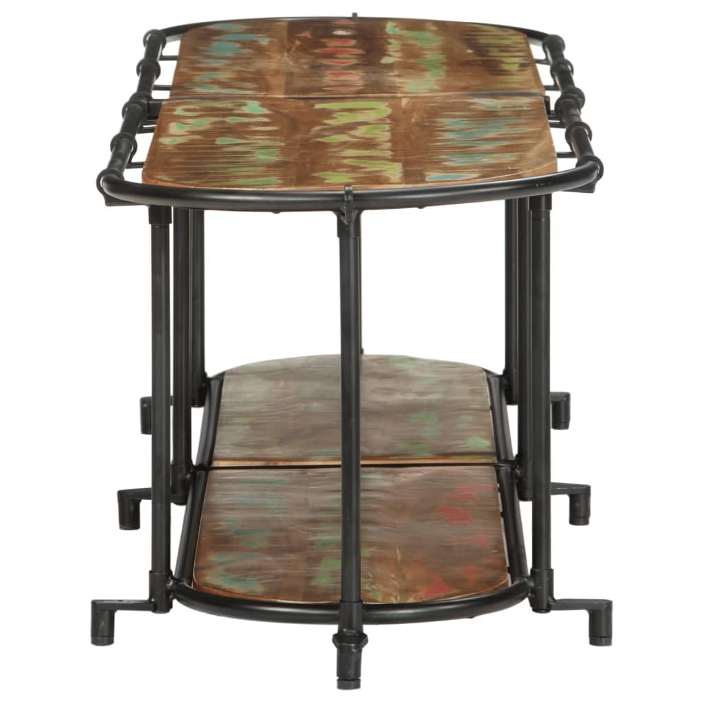 Mobile per TV, 160 x 42 x 40 cm, in legno massiccio anticato e metallo