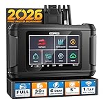 OBDPROG Moto 100 Pro Motorcycle All System Diagnostic Scanner for BMW Honda Yamaha KTM Triumph Ducati, Engine Scan Tool Service Lamp Reset Code Reader, Android 5'' Touch Screen