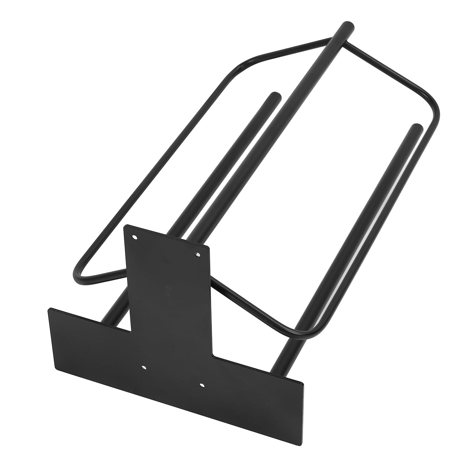 Fafeicy Saddle Rack Parete Montaggio Ferro Doppia Barra Sella Tappeto