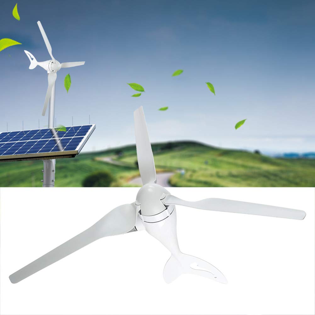 Marhynchus Kit Generatore Eolico 100W DC24V Turbina Eolica Ad Asse (DC24V)