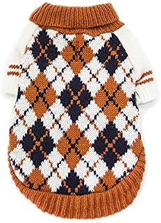 Idepet Dog Pet Sweater,Winter Warm Dog Cat Jumpers Clothes,Comfortable Pet Coat Costume Puppy Jumper Kitten Sweater Apparel for Small Medium Large Dogs Cats