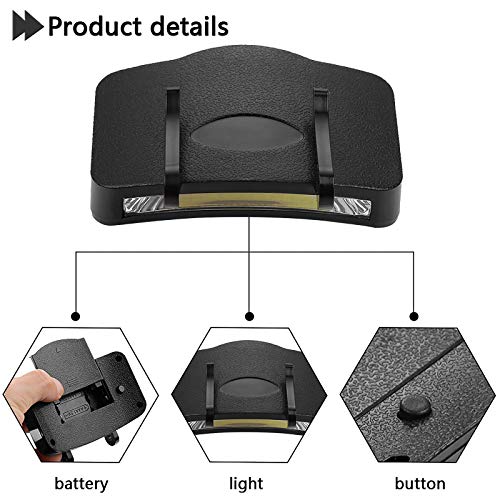 Clip On Cap Light Sunsbell Led Cap Light Cob Cap Visor Light Battery Powered Headlamp (1Pcs) #TOP1