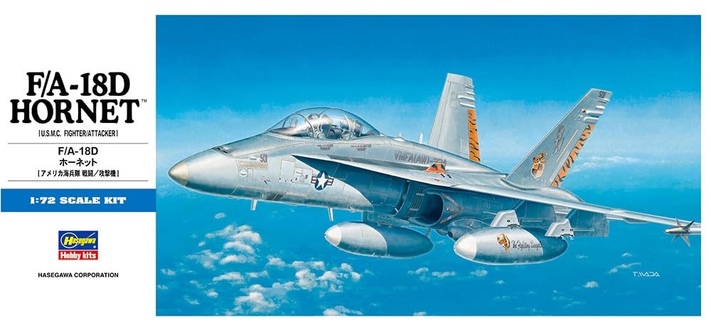 Amazon.com: Hasegawa 1/72 F/A-18D Hornet : Arts, Crafts & Sewing