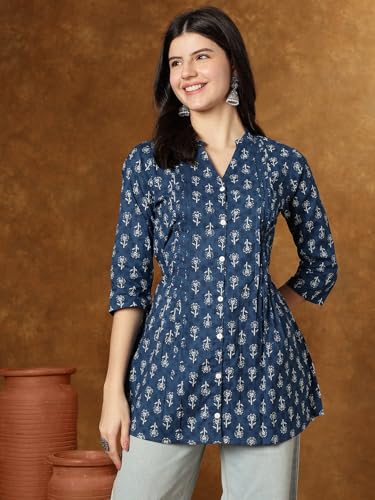 Image of Janakdulari Fashion Cotton Printed Top for Women and Girls (JDC-307)|| Party Office Home College Jean Wear