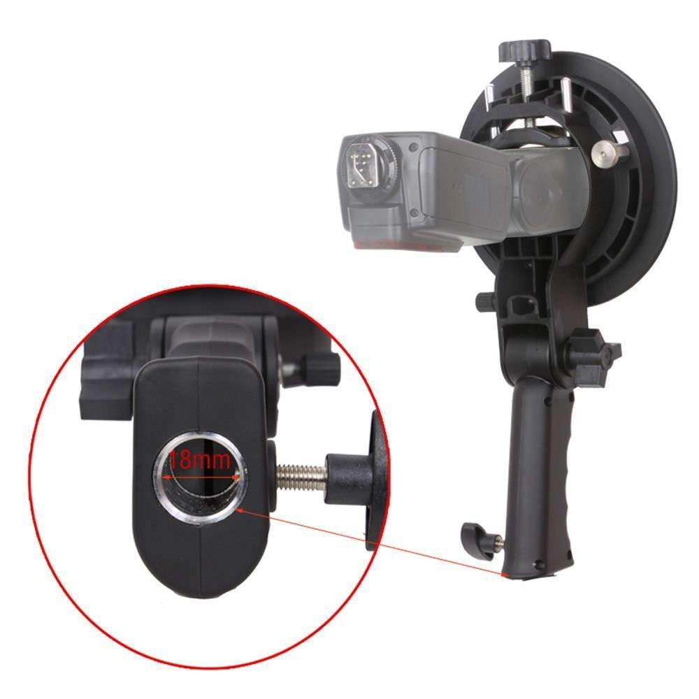 Photography Accessories Handheld Grip S-Type Flash Bracket Bowens S Mount Holder for Speedlite Flash Light Stand Softbox