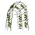 7.5FT Metal Garden Arch Trellis Arbor with Netting, Adjustable Width Pergola for Climbing Plants, Flowers, and Vegetables, Weather-Resistant, Easy Assembly for Outdoor Weddings & Events