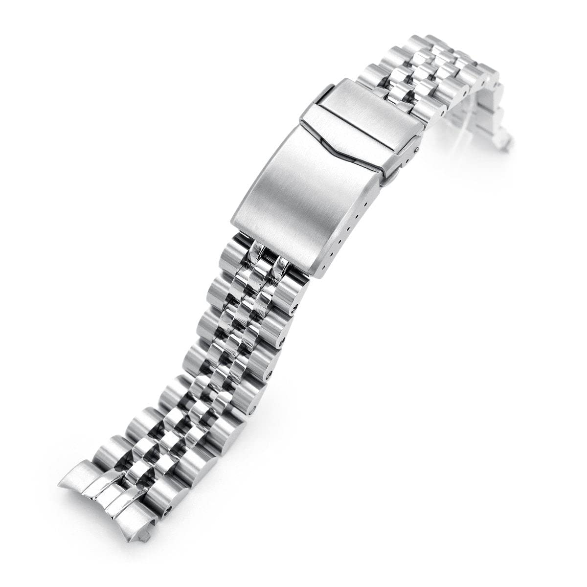 MiLTAT 20 mm Angus-J Louis JUB Bracelet de montre en métal compatible avec Seiko Cocktail SSA345