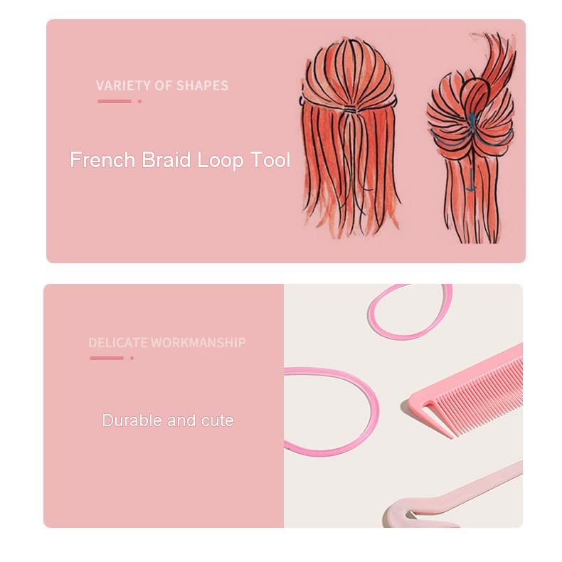 Topsy Tail Haarwerkzeug Set – 3-teilig, Mit Rattenschwanzkamm, Für Flechten Und Styling