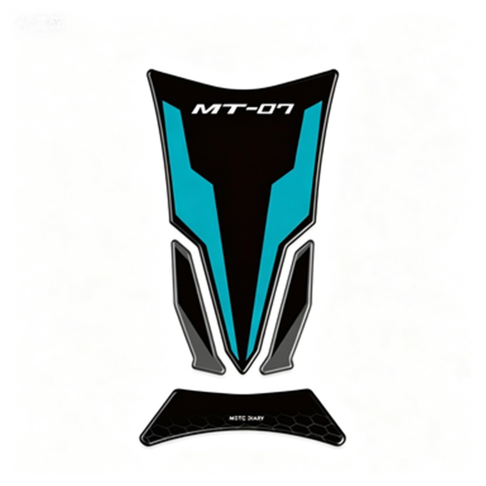Tank Pad Sticker Motorcycle Fuel Protection Decal for Yamaha MT 07 MT07 MT-07 2024 2023 2022 2021 Accessories(Color1)