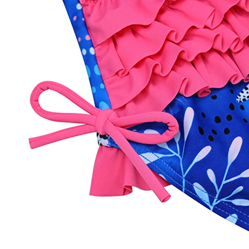 Image of XFGIRLS Baby /Toddler Girls Swimsuit Long Sleeve One-Piece Bathing Suit Rash Guard for Kids UPF 50+ Swimwear