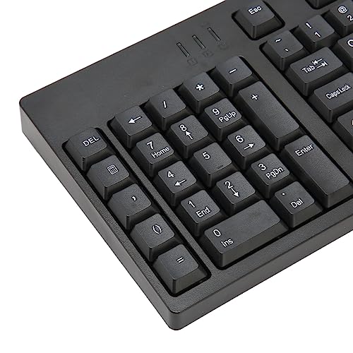 Gugxiom 109-Tasten-Tastatur für Linkshänder, Micro-USB, Ergonomisches Layout, Plug-and-Play-Bürotastatur für Business Accounting Designer