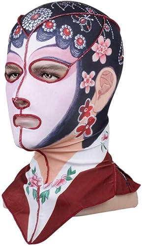 Miniatura 5 de Gorras de natación para buceo Facekini cabeza y cuello, cubierta de cara completa, protección UV 50+ protector solar de medusas