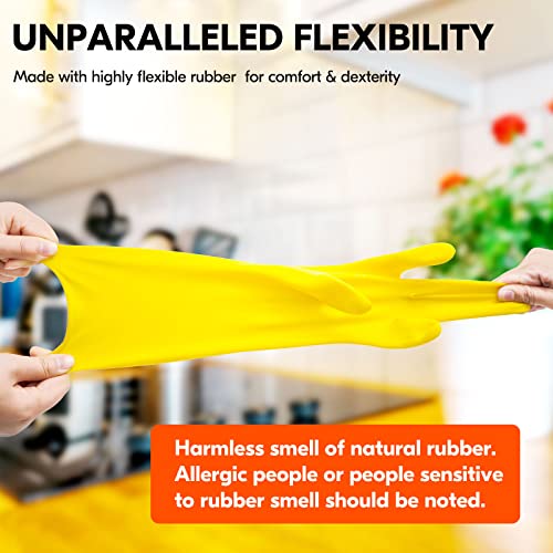 Vgo-1-Pair-Reusable-Household-Gloves-Rubber-Dishwashing-gloves-Extra-Thickness-Long-Sleeves-Kitchen-Cleaning-Working-Painting-Gardening-Pet-Care-Size-XLYellow-HH4601