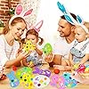 Max Fun 302pcs Easter Foam Stickers Set DIY Crafts Egg Bunny Chick Easter Decorations for Kids Crafts Party Favors Supplies Craft Kits for Kids #5