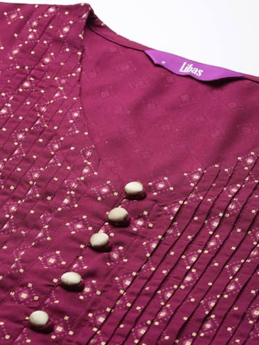 Image of Libas Printed Viscose A-Line Kurti