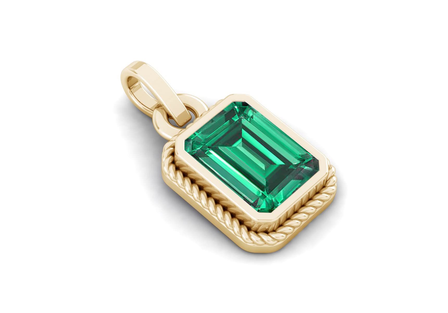 14.25 Carat Natural Emerald Panna Pendant Locket (Astrological Purpose Panna Pendant) for Men and Women-image-44