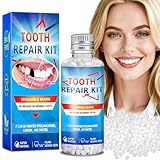 Tooth Repair Kit, Moldable False Teeth Beads, DIY Temporary Tooth Replacement Kit, Suitable for Missing, Broken and Chipped, Tooth Repair Beads Make You Smile Confidently-1PC