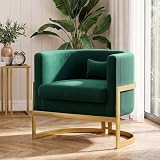 Apeaka Velvet Barrel Chair