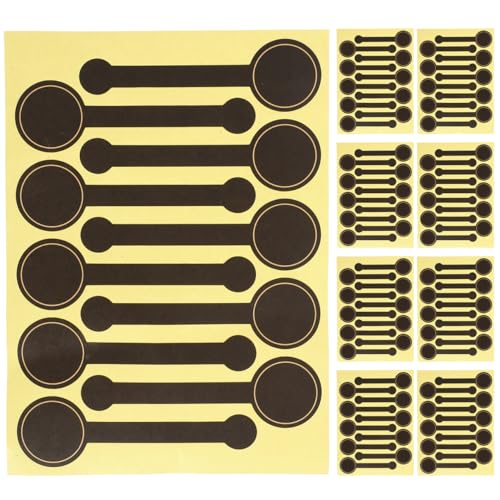 Healifty 100 Stück Siegelsticker handgefertigte Aufkleber Aufkleber selbstklebende Abziehbilder für Lebensmittel Seife Kekse Verpackung